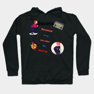 Squats motivational print Hoodie